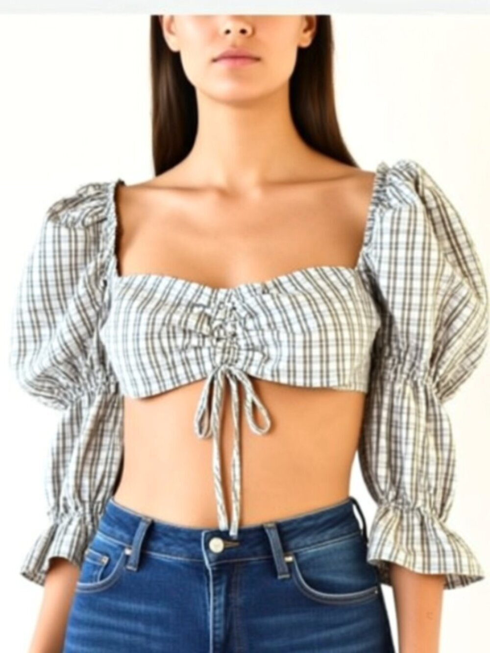 ASOS Puff Sleeve Top Size 6 NWOT (A16)